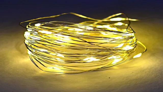 2500 yellow string lights indoor