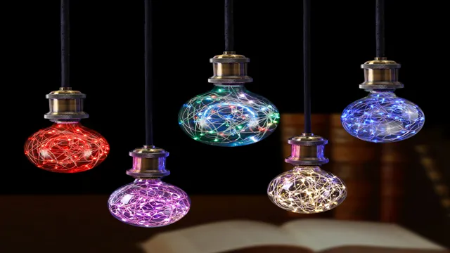 best led edison blub string lights indoors