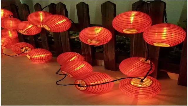 chinese lantern string lights indoor