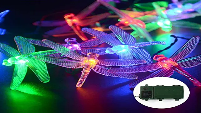 dragonfly string lights indoor