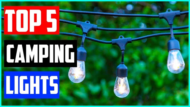 homemade camping string lights