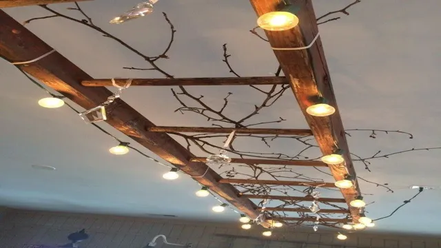 how to hang string lights indoor ceiling