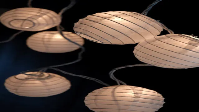 indoor paper lantern string lights