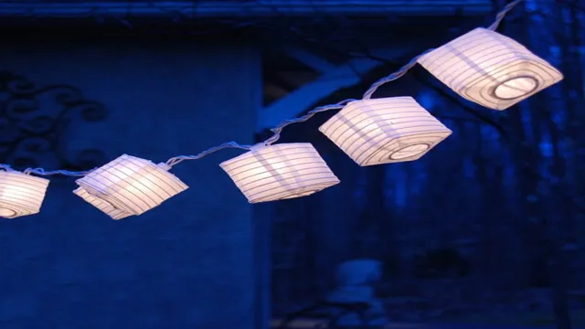 long indoor electric string lights