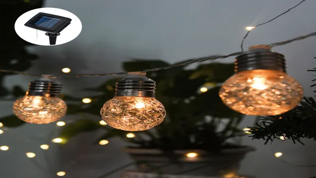 string light globe indoor