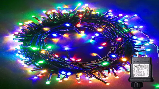 string lights christmas tree indoor