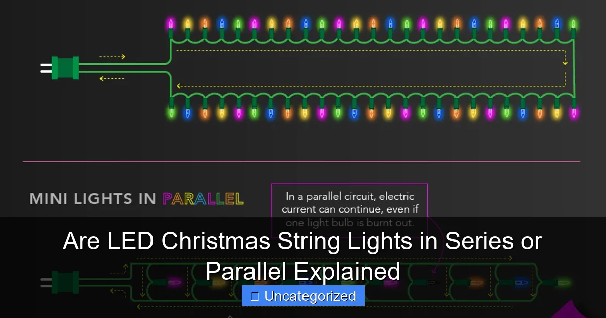 Are LED Christmas String Lights in Series or Parallel Explained