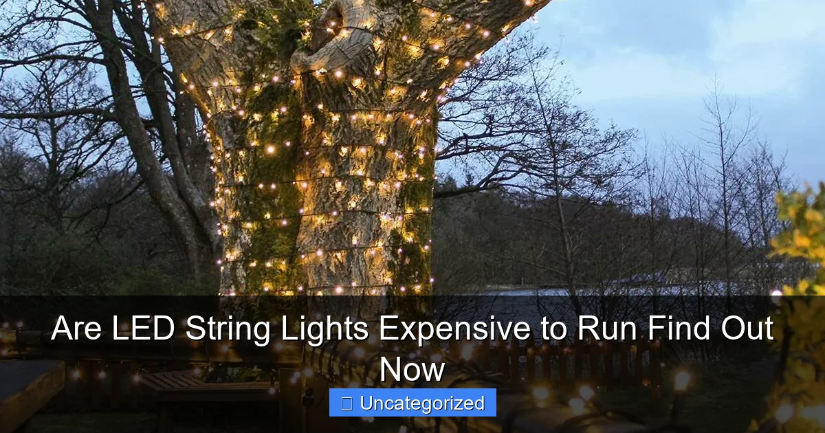 Are LED String Lights Expensive to Run Find Out Now