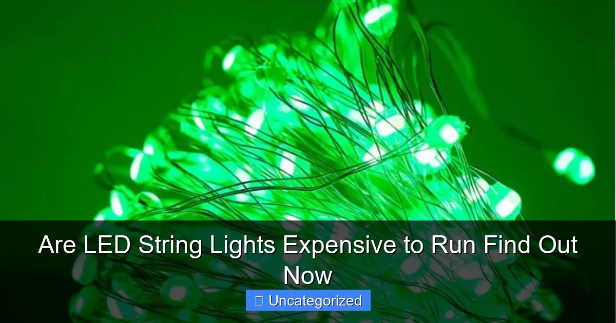 Are LED String Lights Expensive to Run Find Out Now
