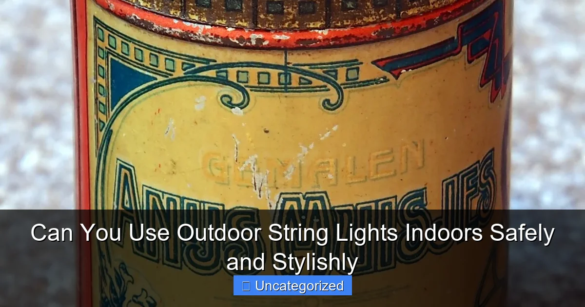 Can You Use Outdoor String Lights Indoors Safely and Stylishly