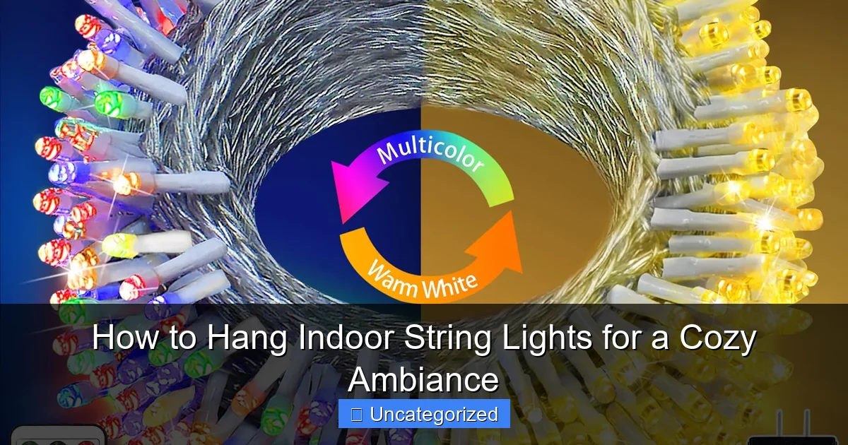 How to Hang Indoor String Lights for a Cozy Ambiance
