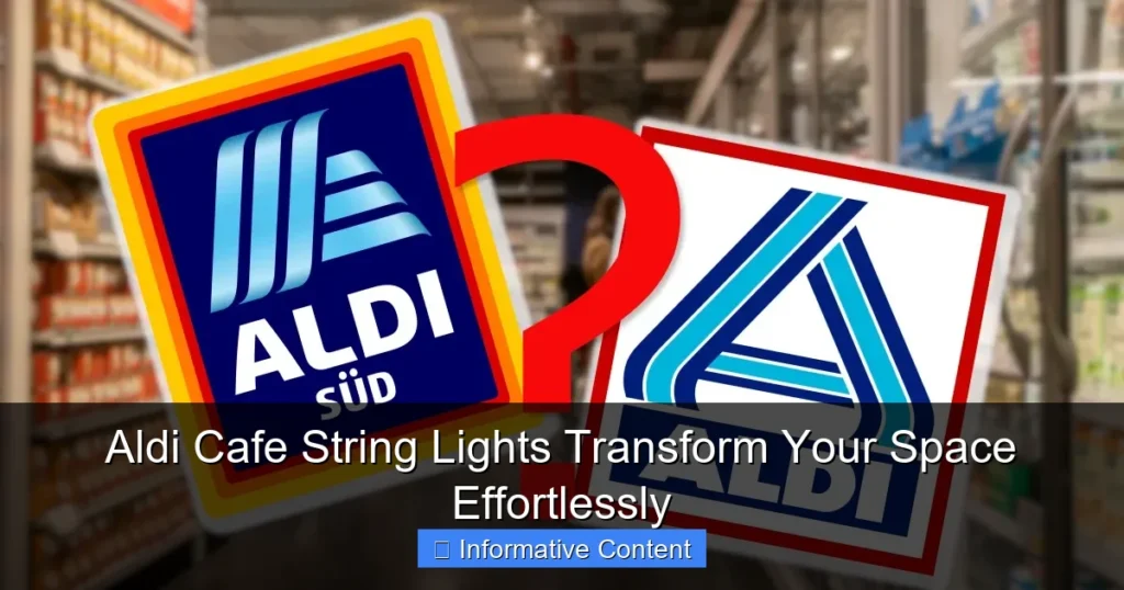 Aldi Cafe String Lights Transform Your Space Effortlessly