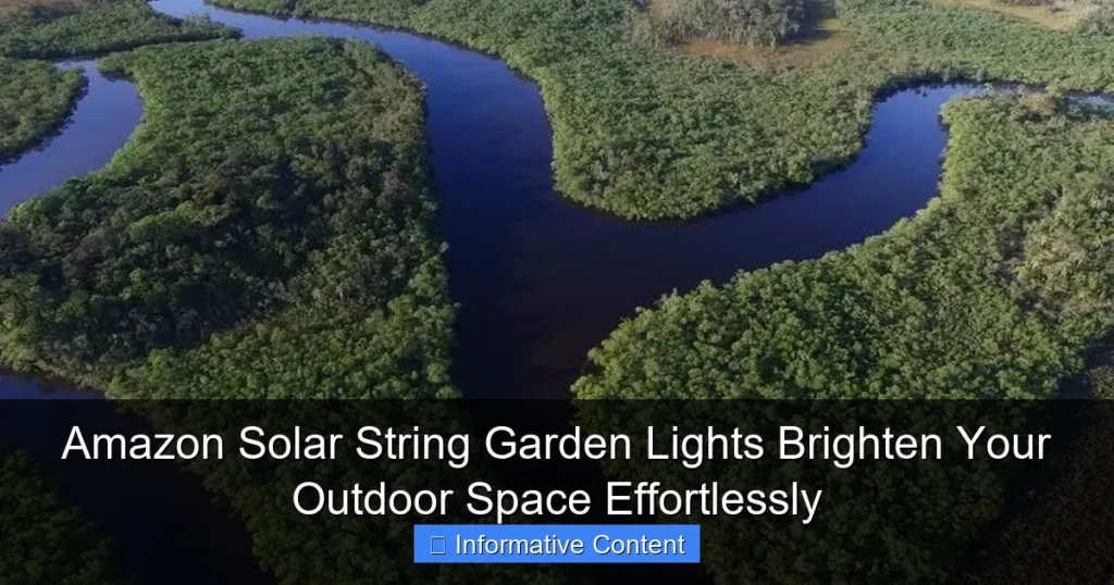 Amazon Solar String Garden Lights Brighten Your Outdoor Space Effortlessly