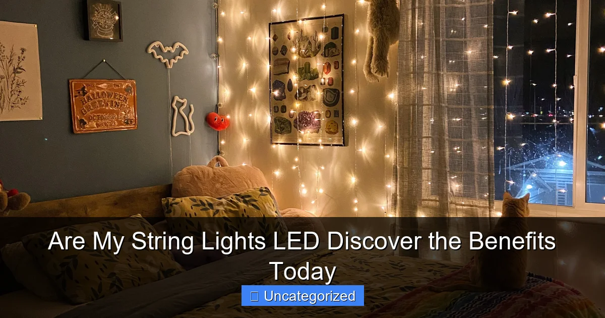 Are My String Lights LED Discover the Benefits Today
