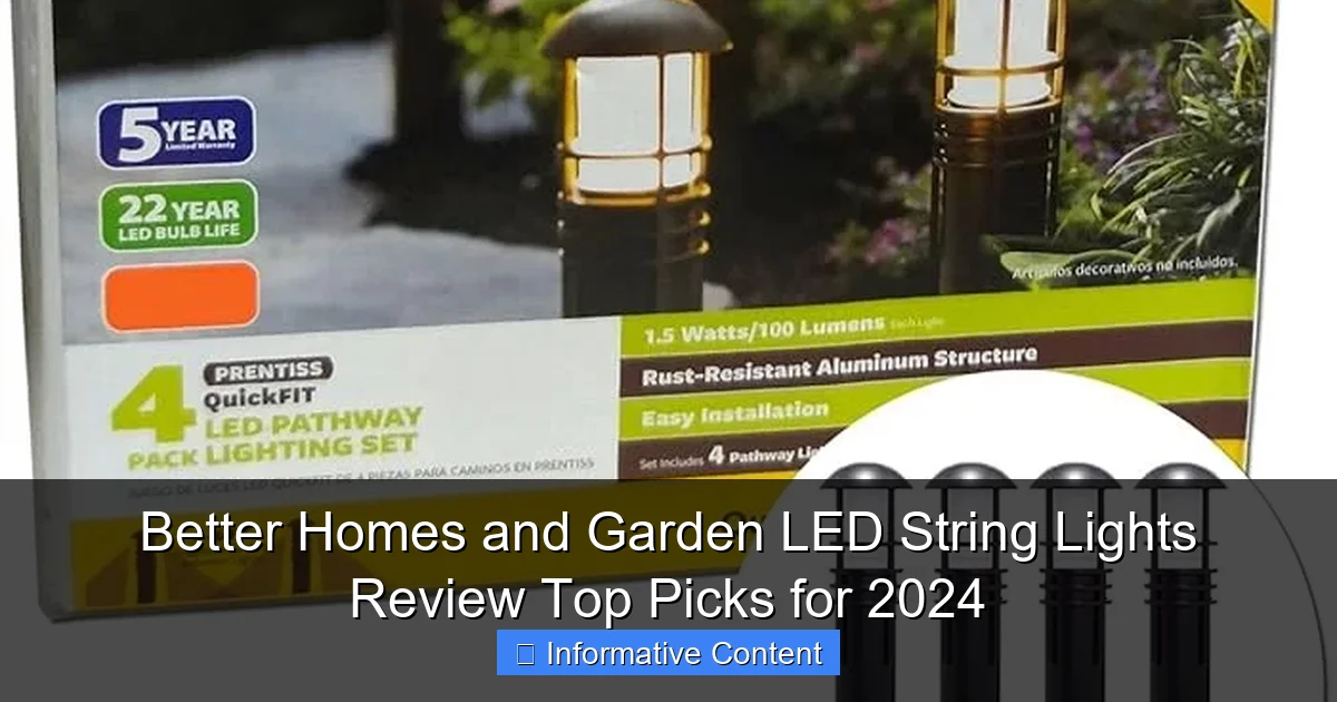 Better Homes and Garden LED String Lights Review Top Picks for 2024