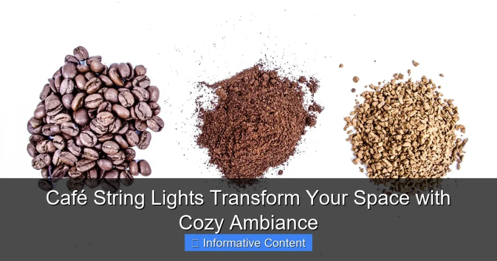Café String Lights Transform Your Space with Cozy Ambiance