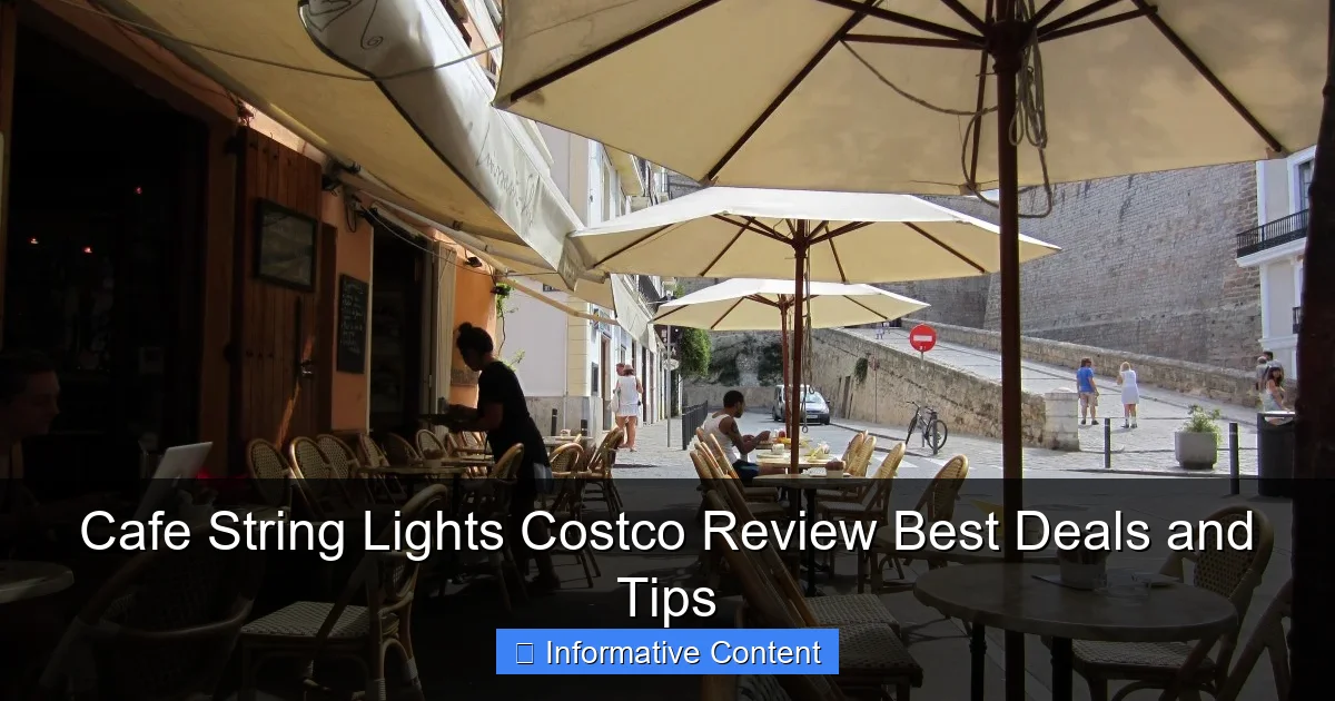 Cafe String Lights Costco Review Best Deals and Tips