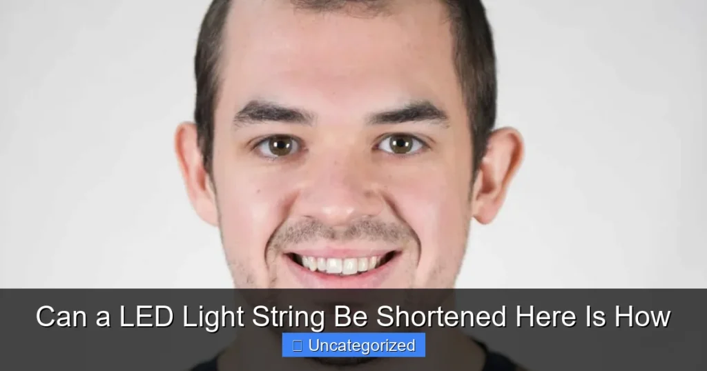 Can a LED Light String Be Shortened Here Is How