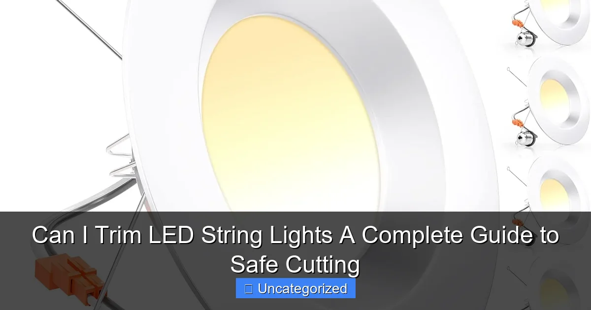 Can I Trim LED String Lights A Complete Guide to Safe Cutting