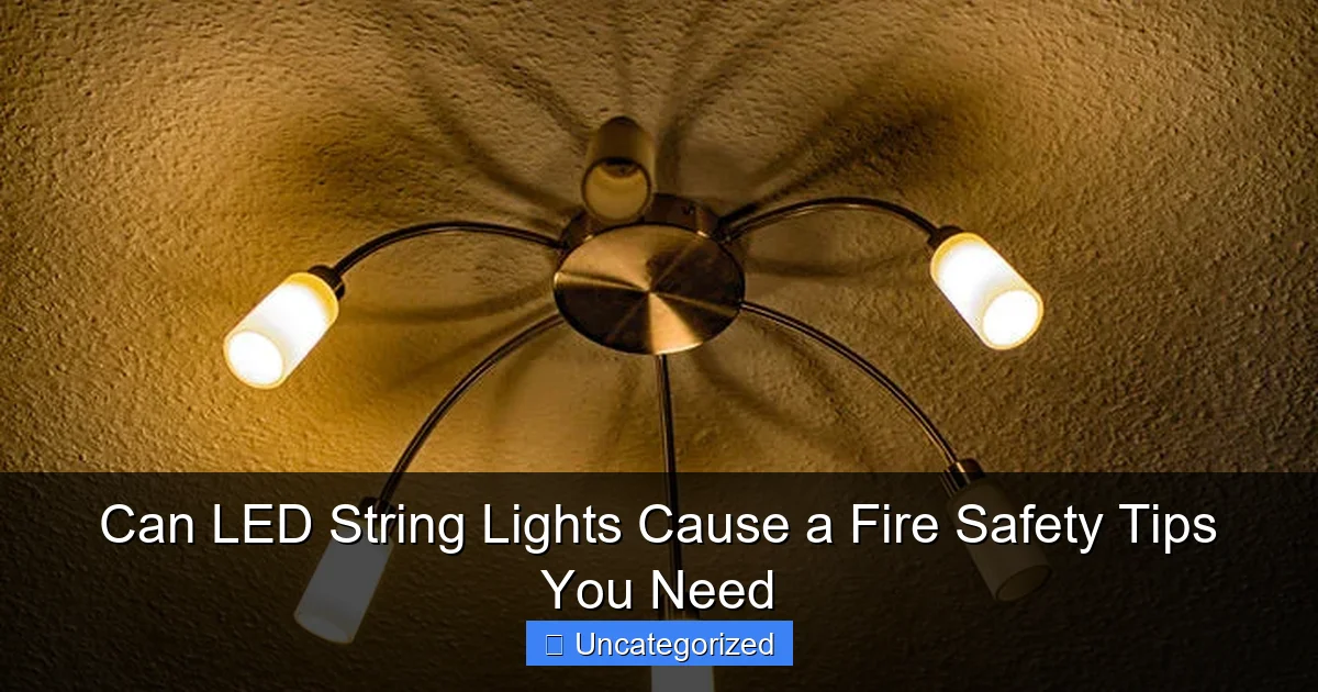 Can LED String Lights Cause a Fire Safety Tips You Need