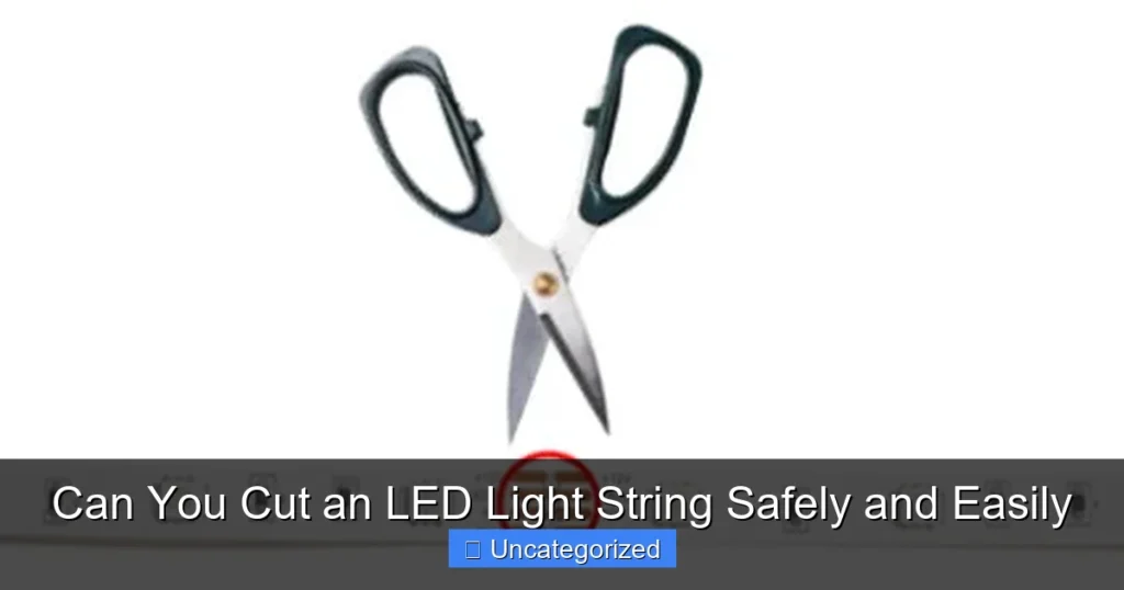 Can You Cut an LED Light String Safely and Easily