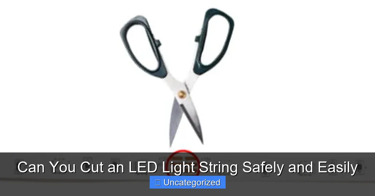 Can You Cut an LED Light String Safely and Easily