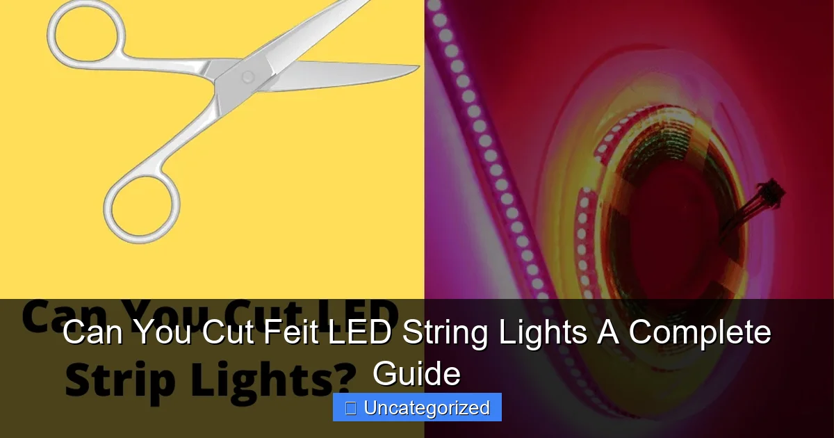 Can You Cut Feit LED String Lights A Complete Guide