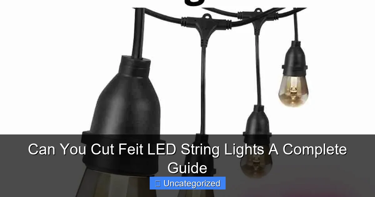 Can You Cut Feit LED String Lights A Complete Guide