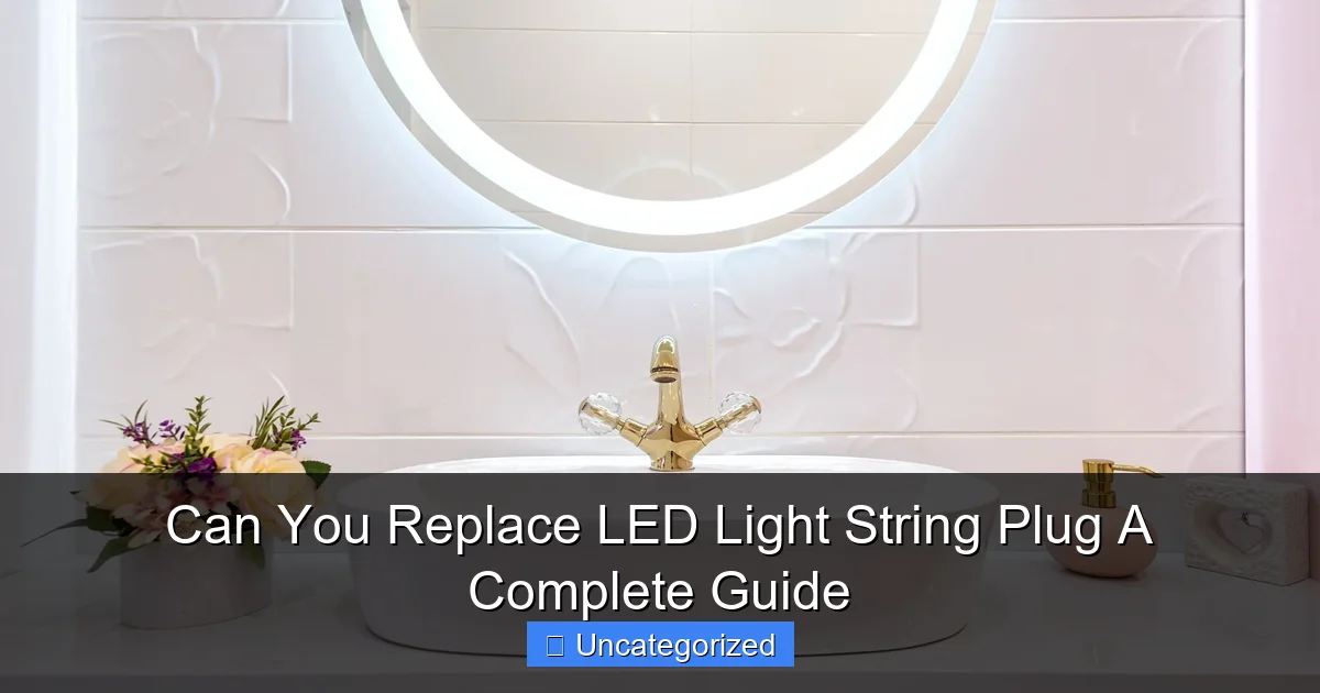Can You Replace LED Light String Plug A Complete Guide
