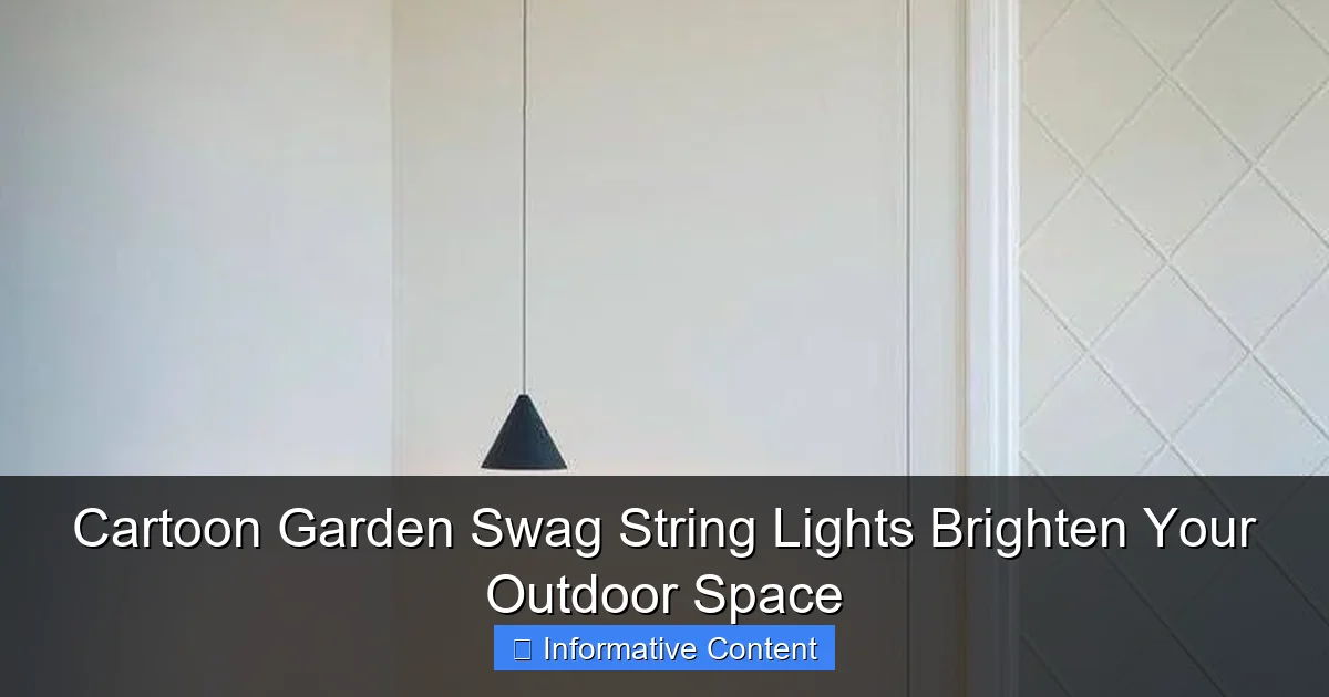 Cartoon Garden Swag String Lights Brighten Your Outdoor Space