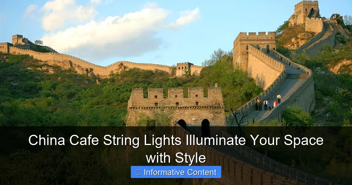 China Cafe String Lights Illuminate Your Space with Style