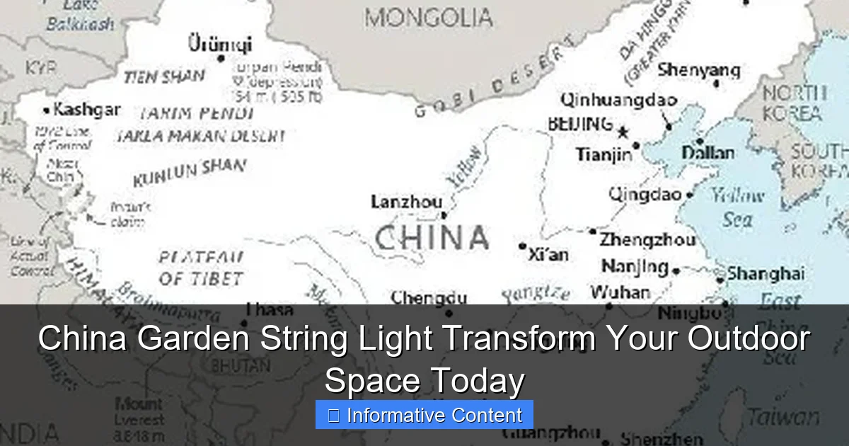 China Garden String Light Transform Your Outdoor Space Today