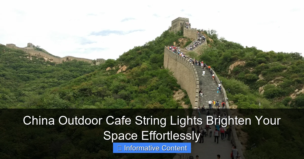 China Outdoor Cafe String Lights Brighten Your Space Effortlessly