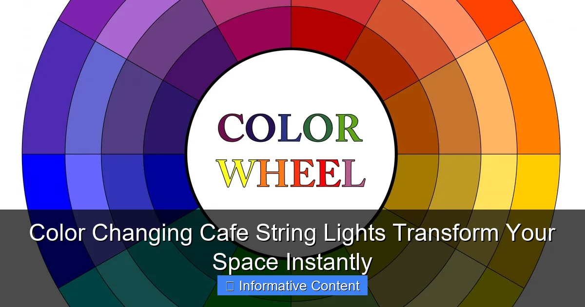 Color Changing Cafe String Lights Transform Your Space Instantly