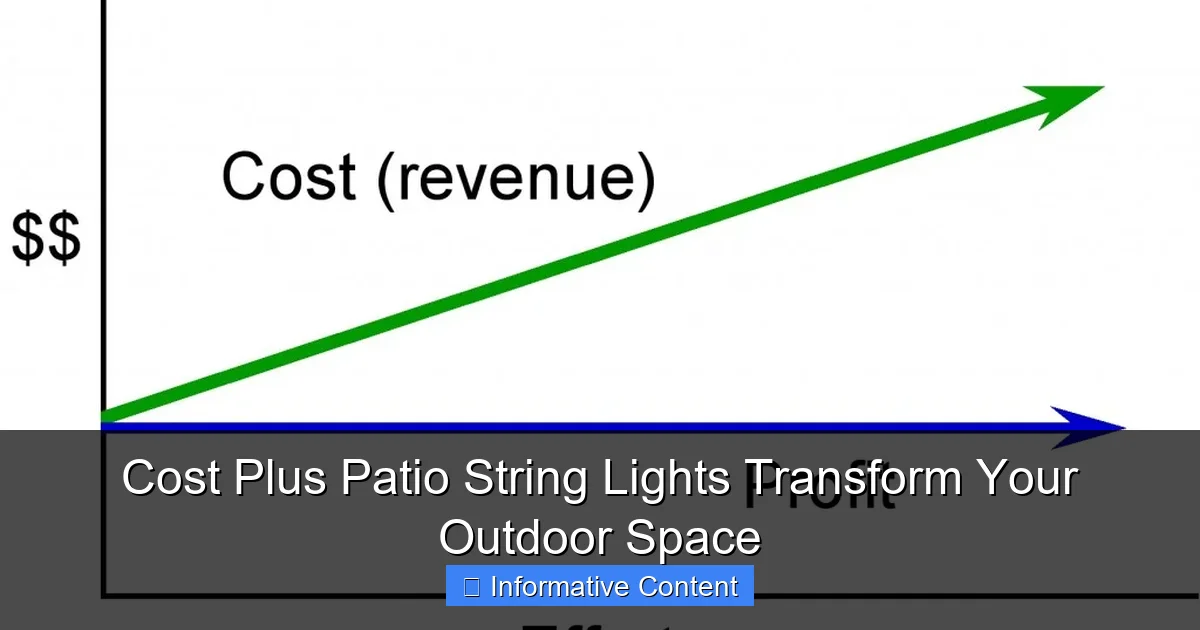 Cost Plus Patio String Lights Transform Your Outdoor Space