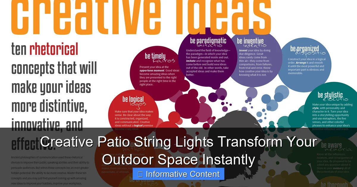 Creative Patio String Lights Transform Your Outdoor Space Instantly