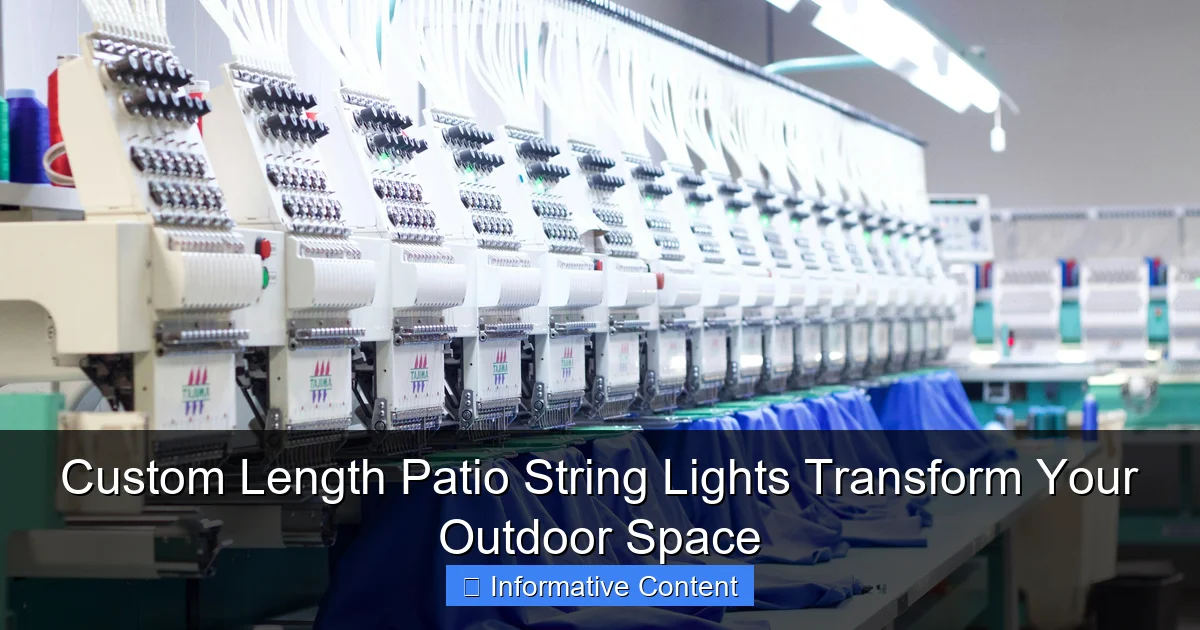 Custom Length Patio String Lights Transform Your Outdoor Space