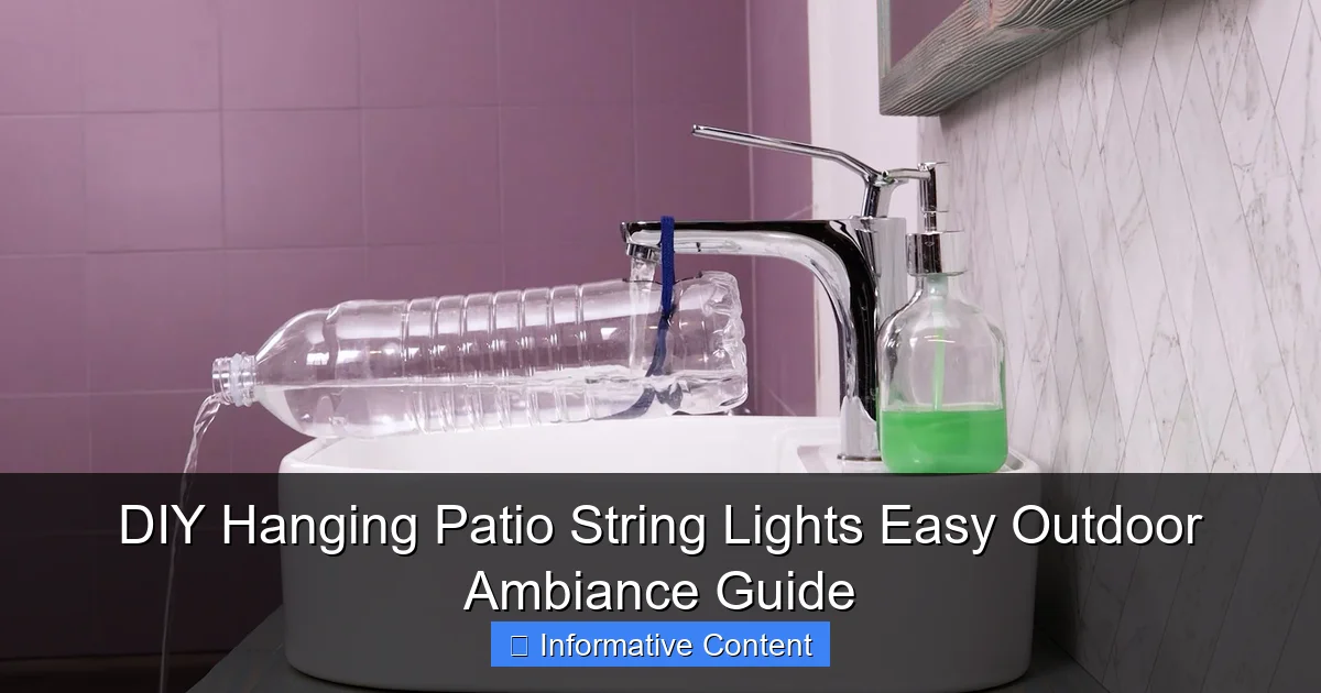 DIY Hanging Patio String Lights Easy Outdoor Ambiance Guide