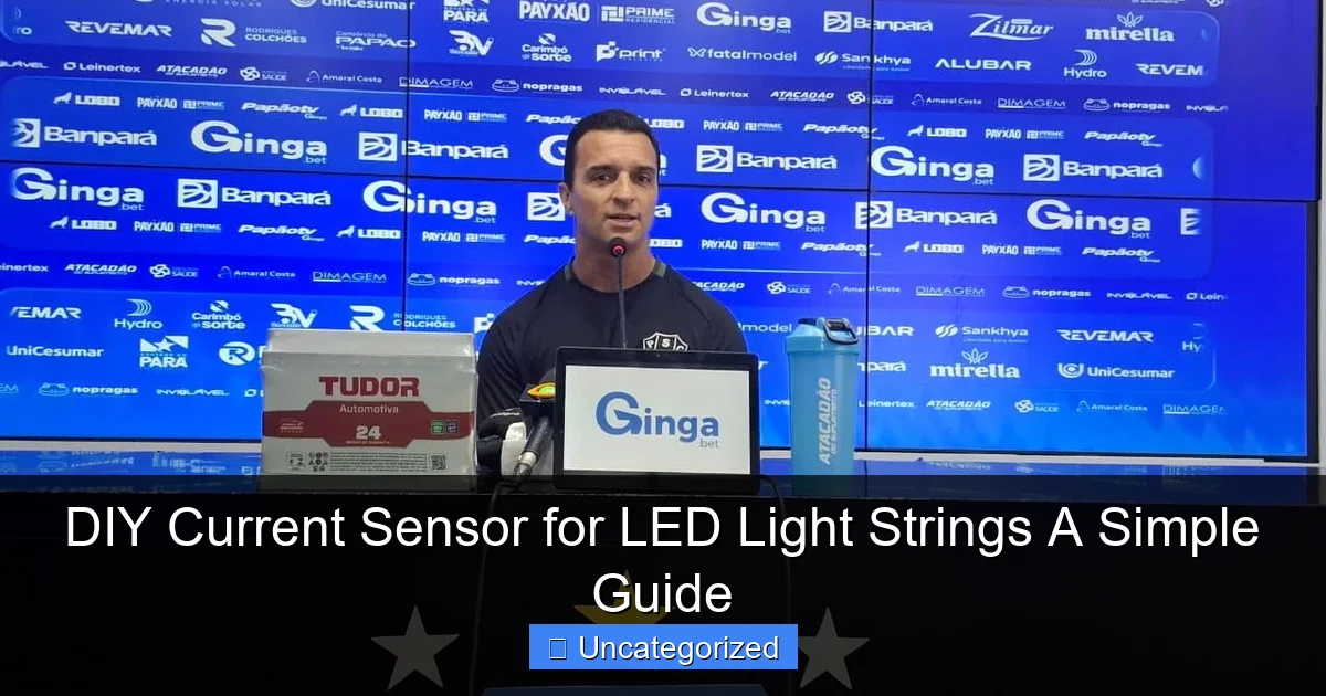 DIY Current Sensor for LED Light Strings A Simple Guide