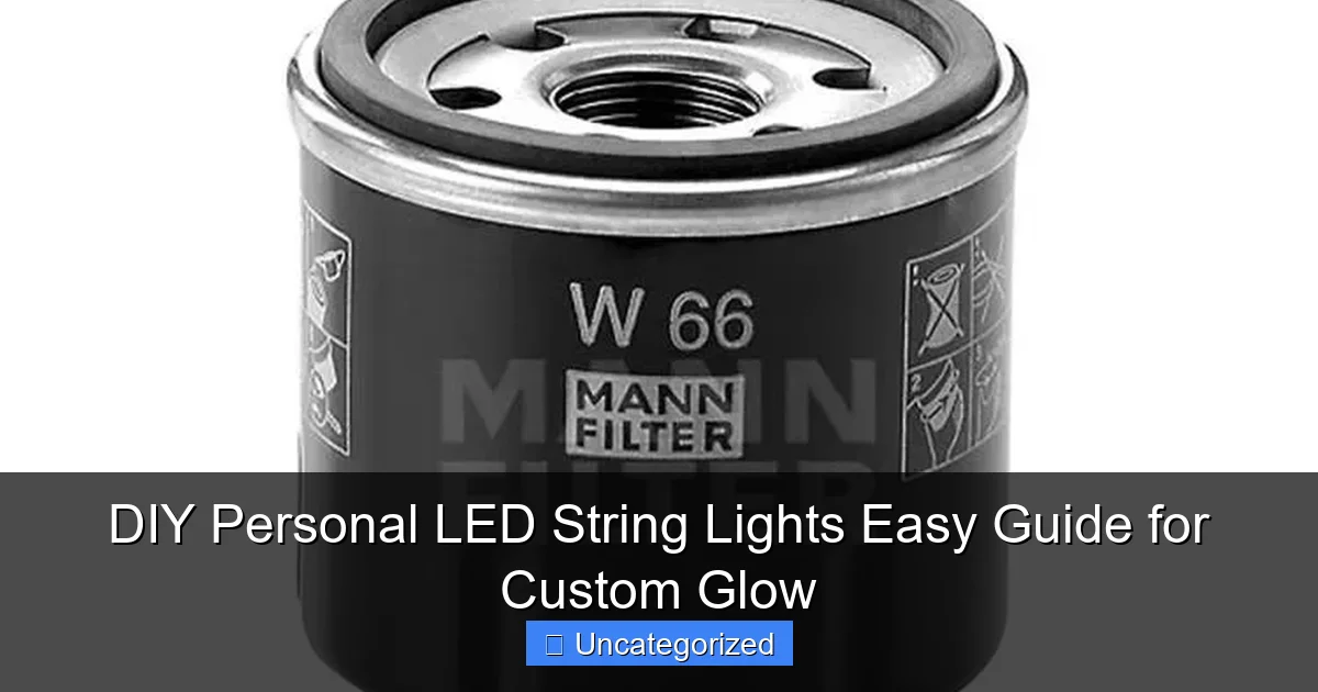 DIY Personal LED String Lights Easy Guide for Custom Glow