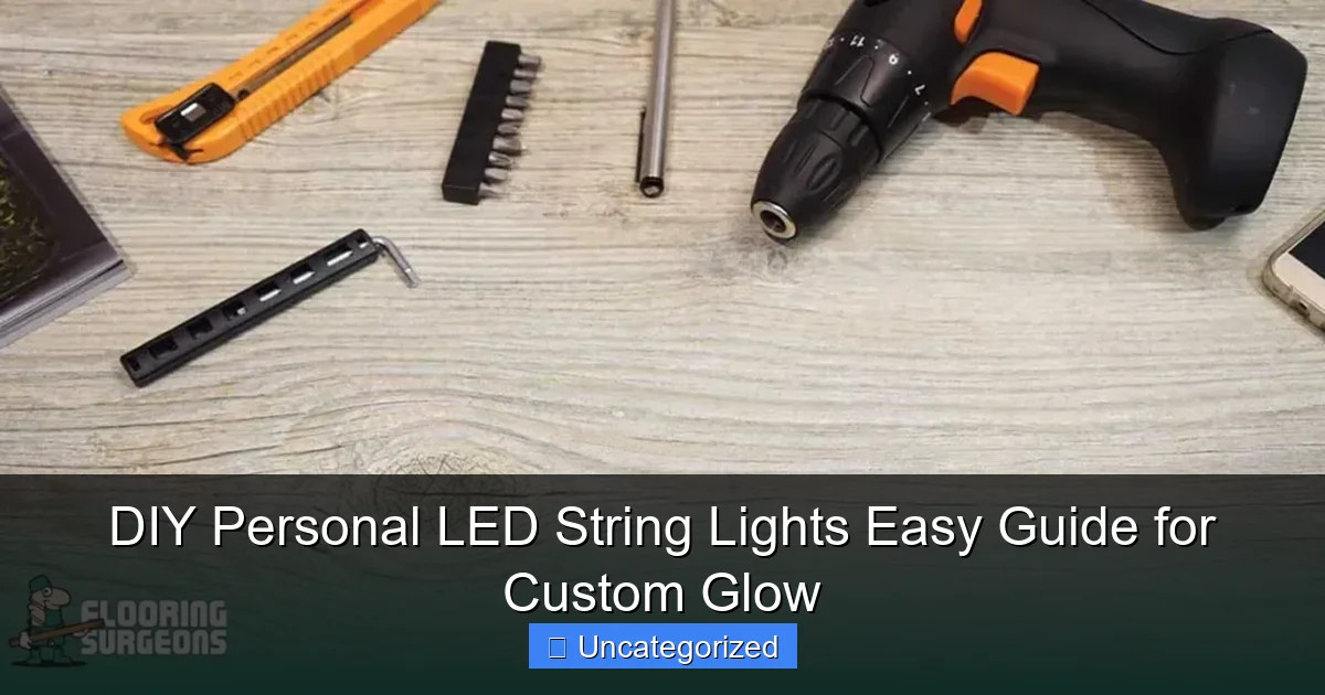 DIY Personal LED String Lights Easy Guide for Custom Glow