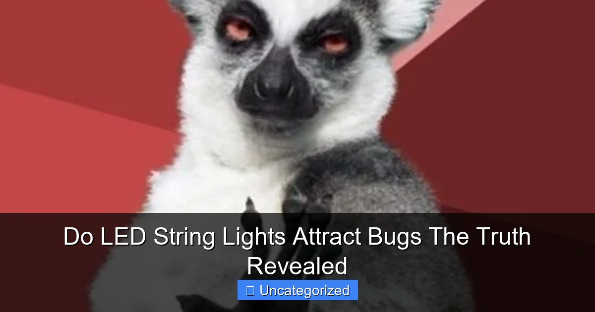 Do LED String Lights Attract Bugs The Truth Revealed