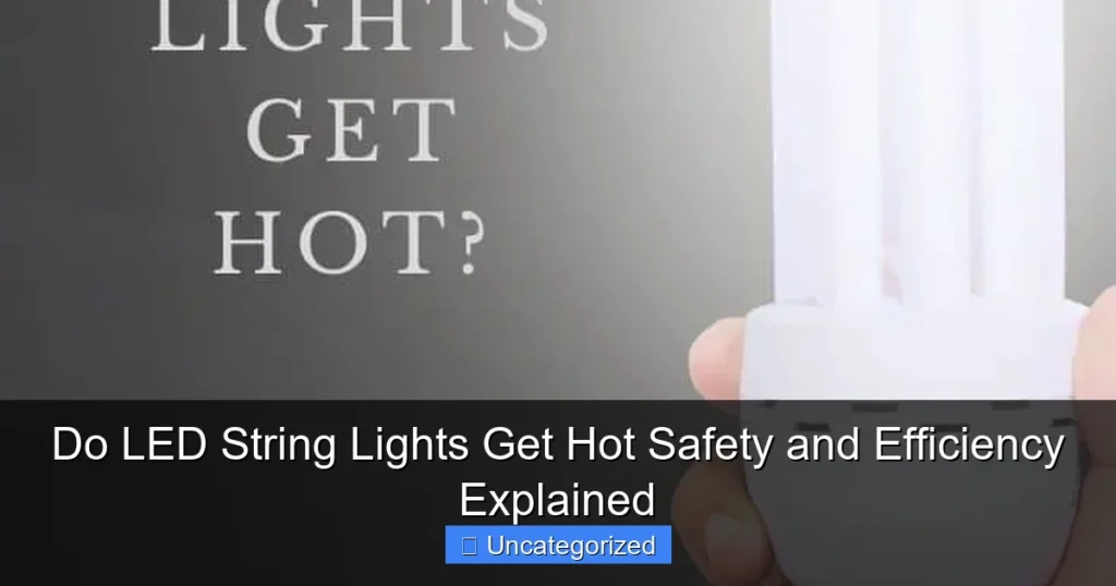 Do LED String Lights Get Hot Safety and Efficiency Explained