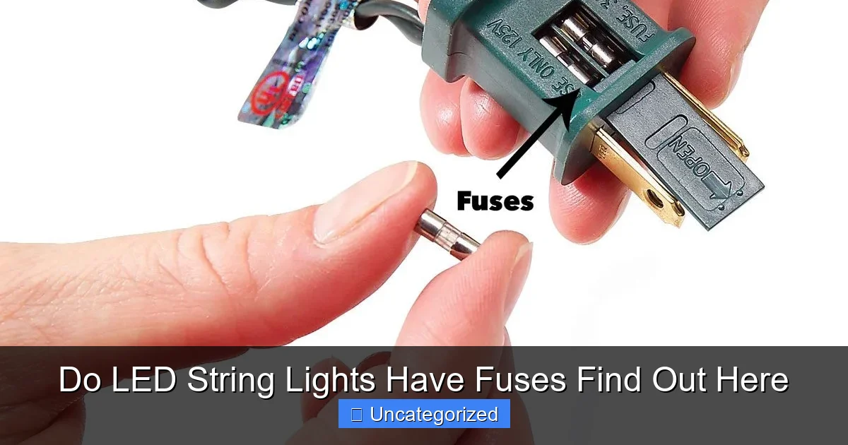 Do LED String Lights Have Fuses Find Out Here