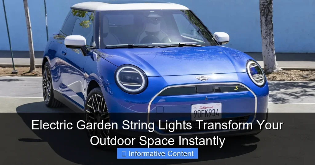 Electric Garden String Lights Transform Your Outdoor Space Instantly