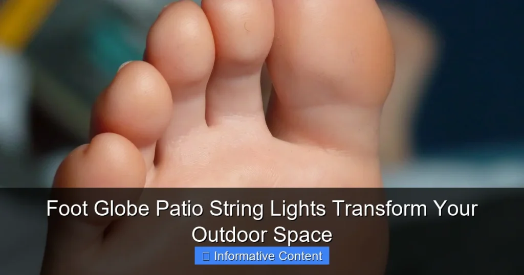 Foot Globe Patio String Lights Transform Your Outdoor Space