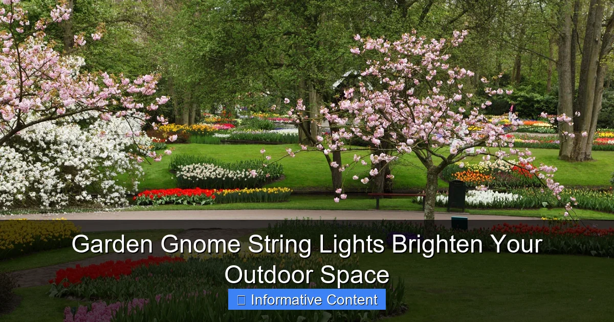 Garden Gnome String Lights Brighten Your Outdoor Space