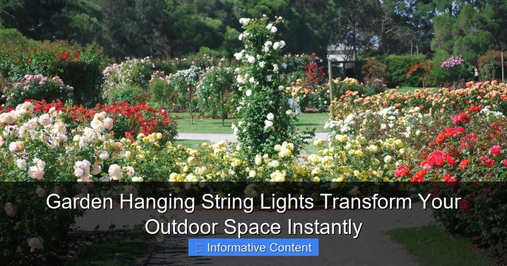 Garden Hanging String Lights Transform Your Outdoor Space Instantly