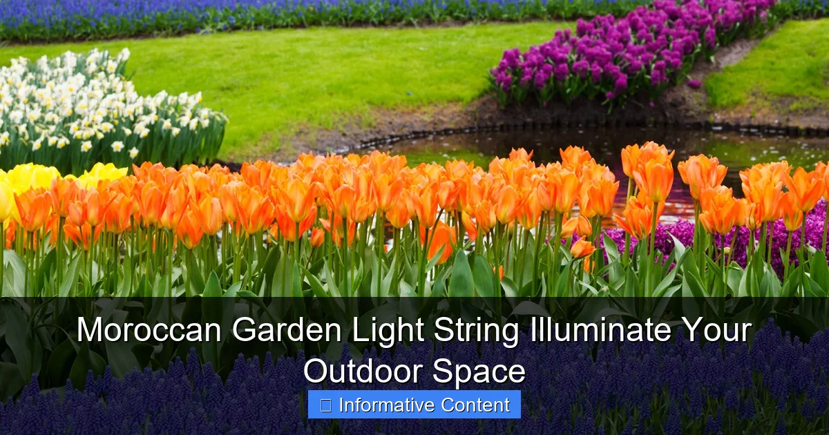 Moroccan Garden Light String Illuminate Your Outdoor Space