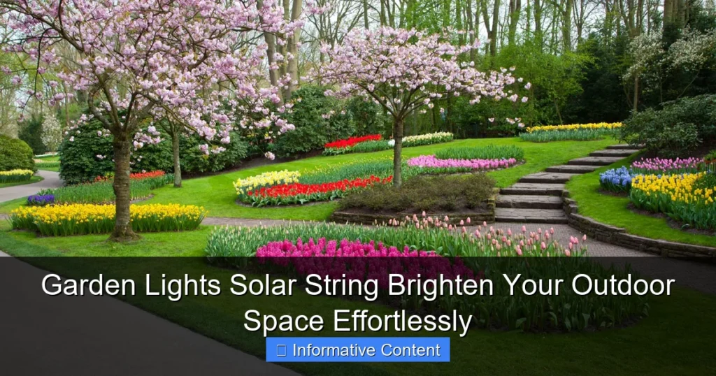 Garden Lights Solar String Brighten Your Outdoor Space Effortlessly